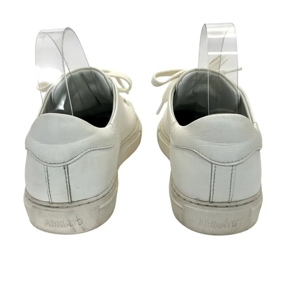 Axel Arigato Clean 90 White Leather Sneakers 39 Lace Up Low Top